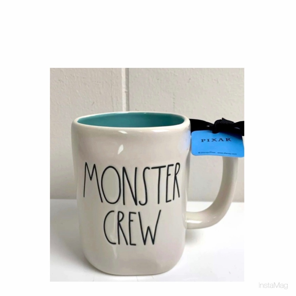 NEW Rae Dunn The Monster Crew Double Sided Mug Monsters Inc Pixar Sully Wazowski